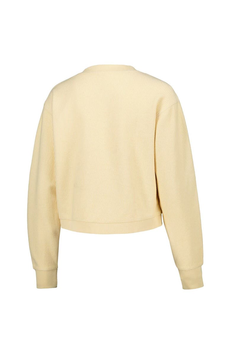 LEAGUE COLLEGIATE WEAR Women's League Collegiate Wear Cream North Carolina Tar Heels Classic Campus Corded Timber Sweatshirt, Alternate, color, 