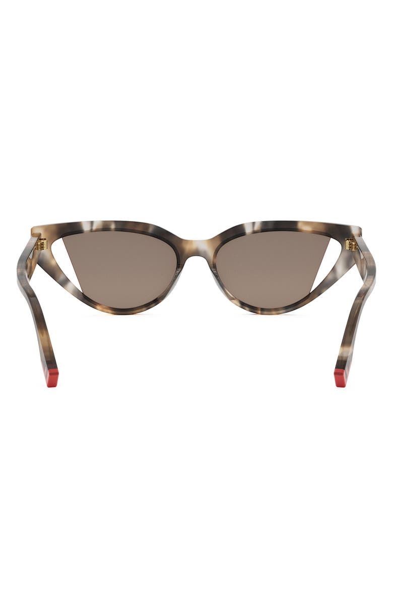 Fendi Way 54mm Cat Eye Sunglasses, Alternate, color, 