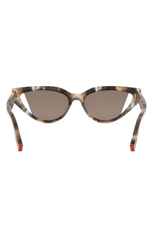 Fendi Eyewear Cat-eye Frame Sunglasses In Brown
