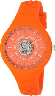 VERSUS Versace Women's Silicone Strap Watch, 39mm & Zip Case