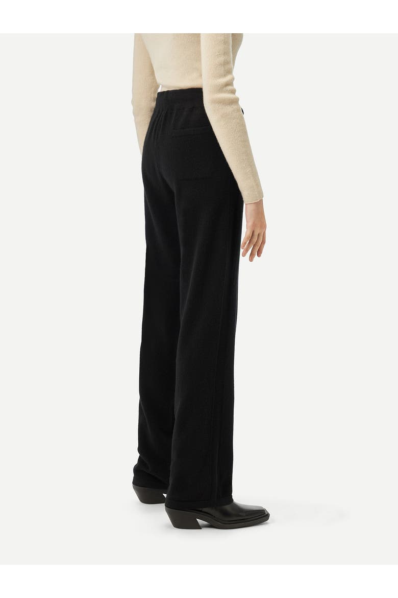 Cashmere Straight Leg Jogger, Alternate, color, black