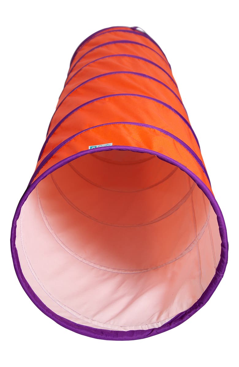 Pacific Play Tents 6-Foot Institutional Tunnel, Alternate, color, Orange Purple