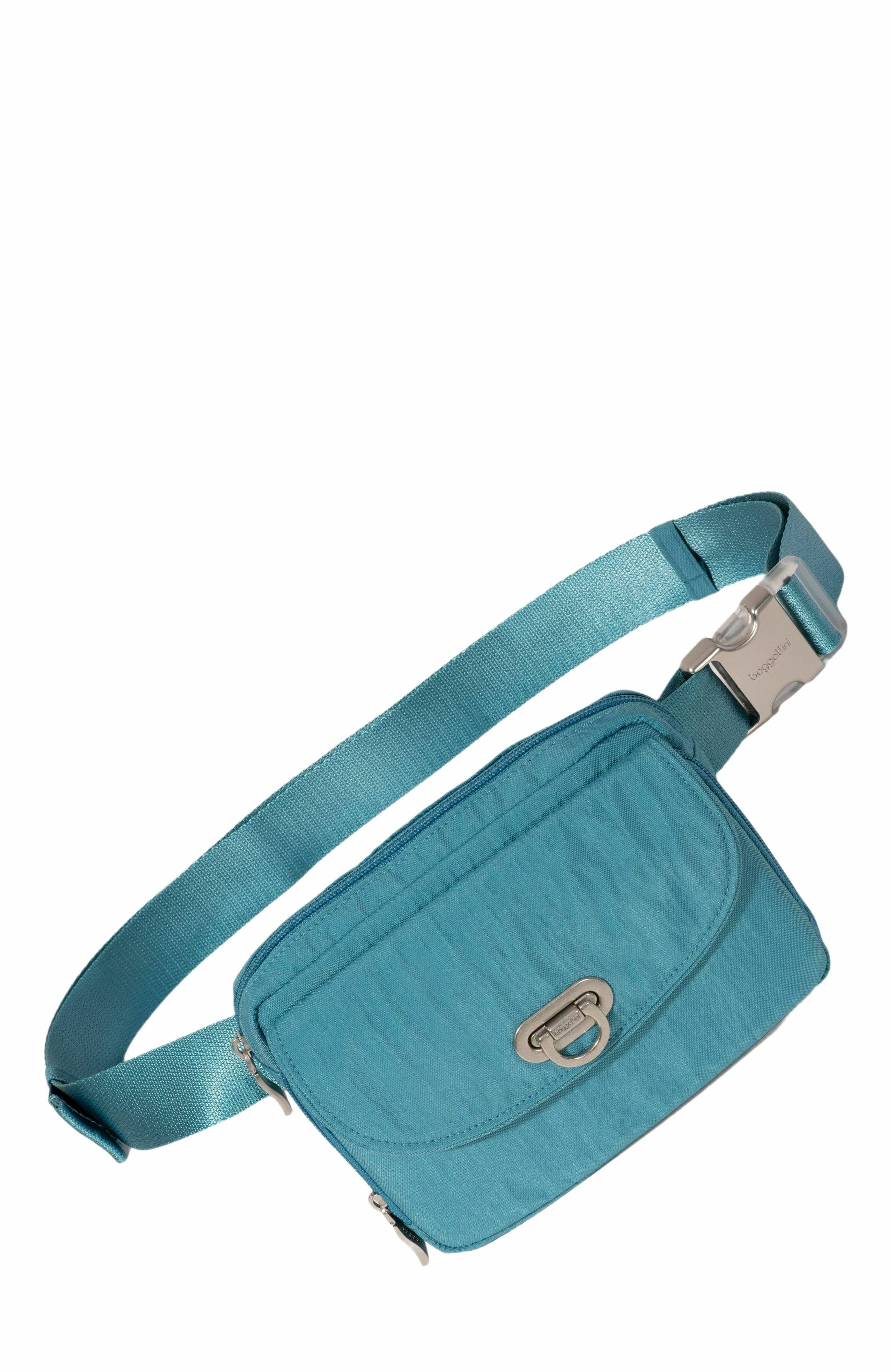 BAGGALLINI Coastal Flip Lock Sling Bag, Alternate, color, Seaside Blue