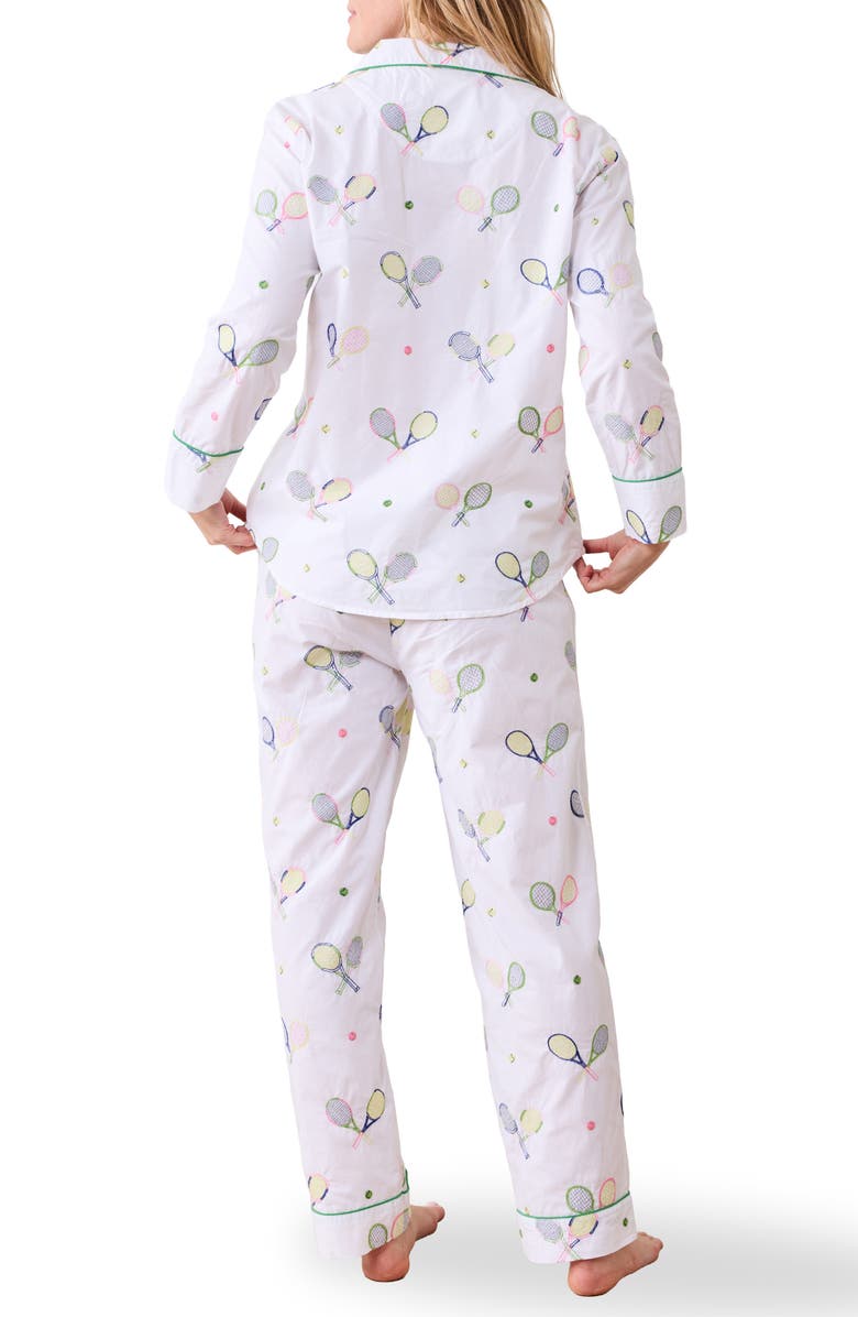 Printfresh Long Sleeve Organic Cotton Pajamas Set, Alternate, color, Cloud