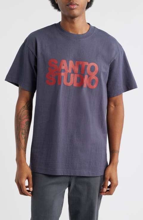 Bold Logo Cotton Graphic T-Shirt