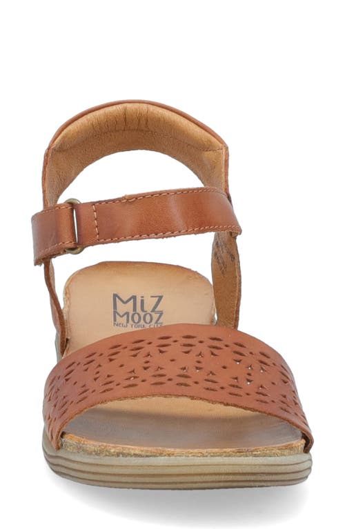 Miz Mooz Mave Ankle Strap Sandal In Brandy