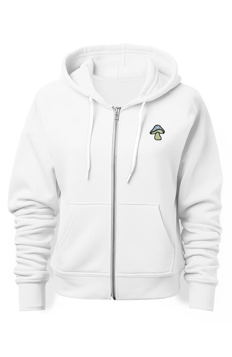 Mushroom Zip Hoodie (Glow in the Dark)