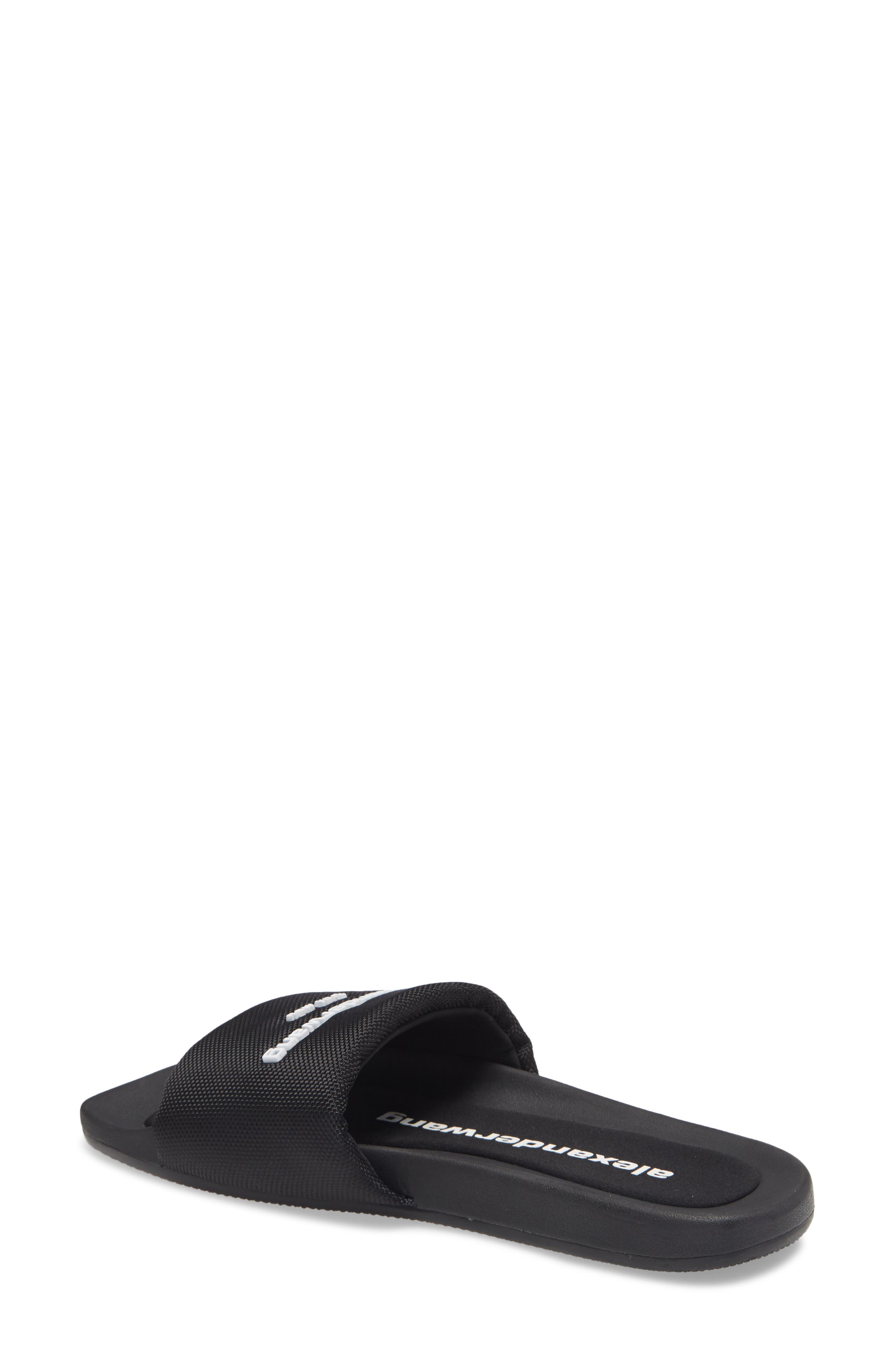 Alexander Wang Pool Slide, Alternate, color, Black
