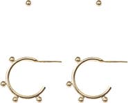 Matr Boomie Pari Dot Hoop Earring Set - Set of 2