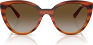 VOGUE 53mm Polarized Cat Eye Sunglasses