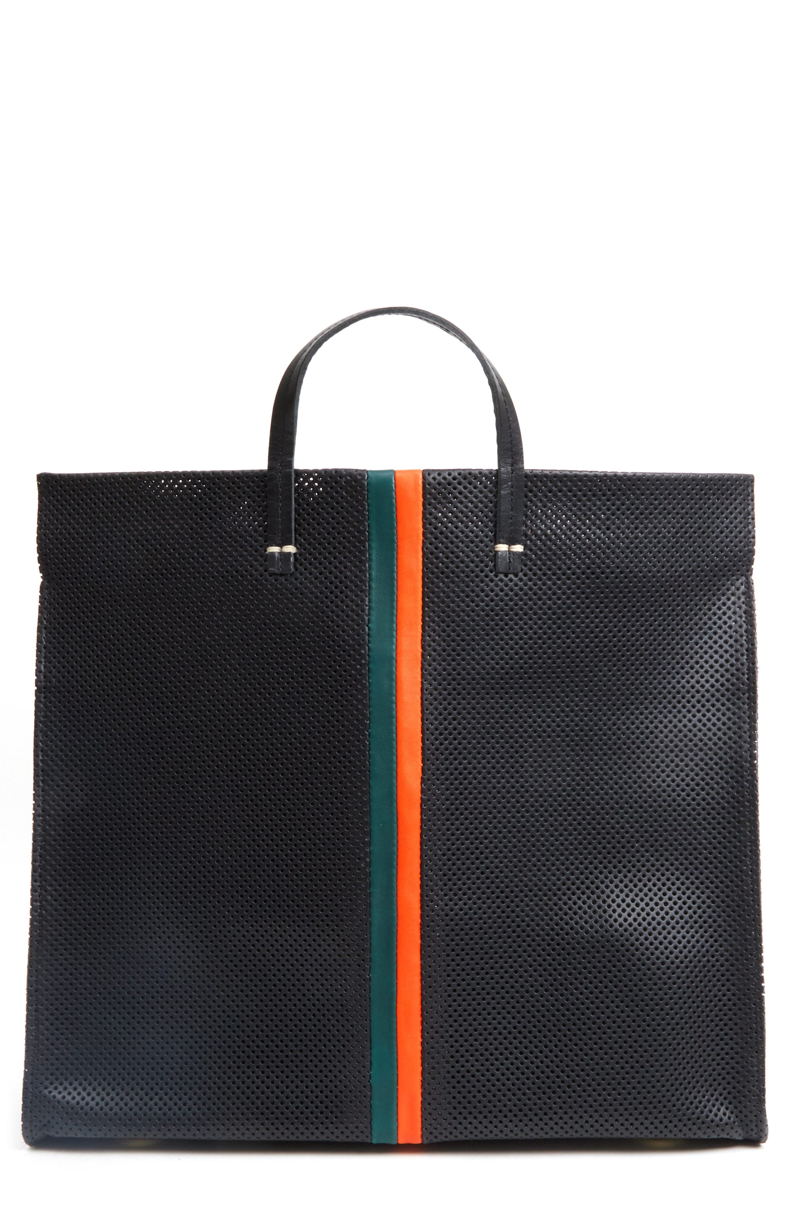 Clare V. Simple Perforated Leather Tote (Women) | Nordstrom