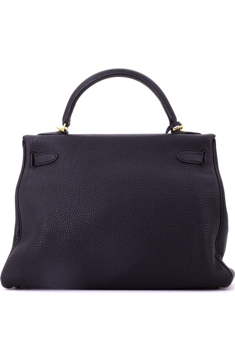 Pre-Owned Hermes Kelly Handbag Black Togo with Gold Hardware 32, Alternate, color, Noir