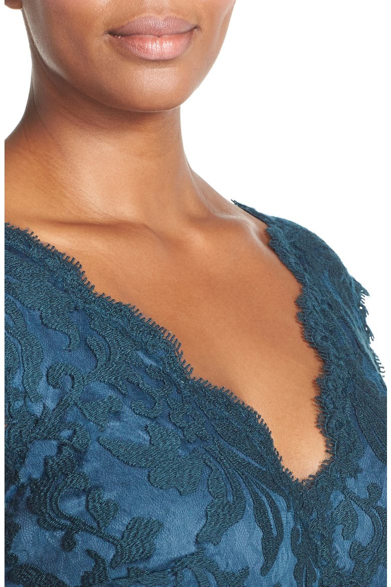 Embroidered Lace Sheath Dress, Alternate, color, STARRY NIGHT