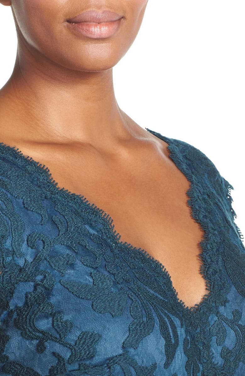 Tadashi Shoji Embroidered Lace Sheath Dress, Alternate, color,