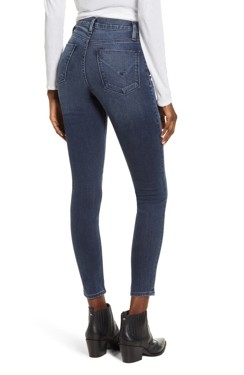 Hudson Jeans Barbara High Waist Ankle Super Skinny Jeans, Alternate, color, 