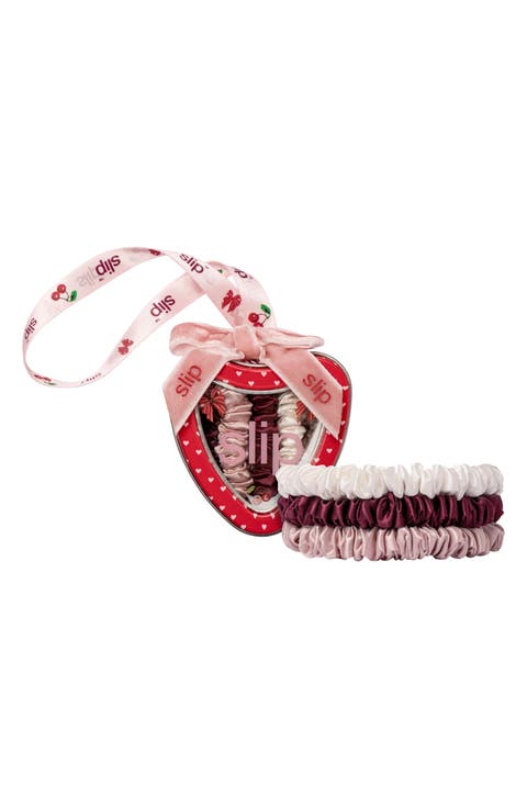 Pure Silk Skinny Scrunchie Set
