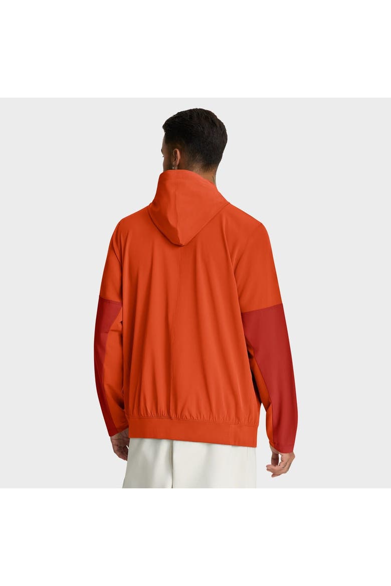 Men's Nike Orange Clemson Tigers Anorak Half-Zip Hoodie Jacket, Alternate, color, Orange