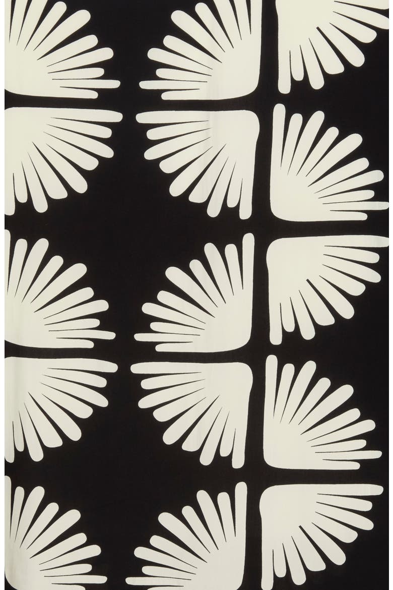 Printed Pareo, Alternate, color, BLACK MULTI