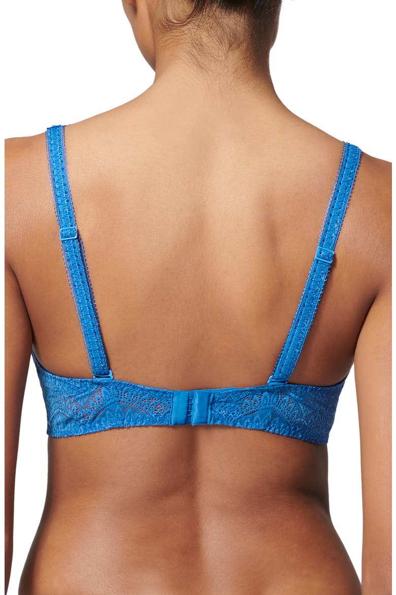 Karma Triangle Bralette, Alternate, color, MYOSOTIS BLUE