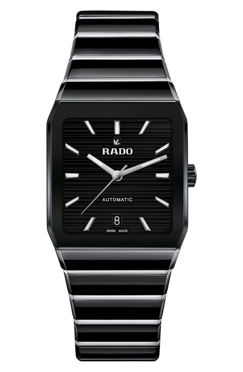 RADO Anatom Automatic Ceramic Bracelet Watch, 32.5mm, Main, color, 