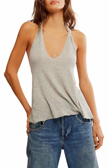 Free People Enough Said Halter Top