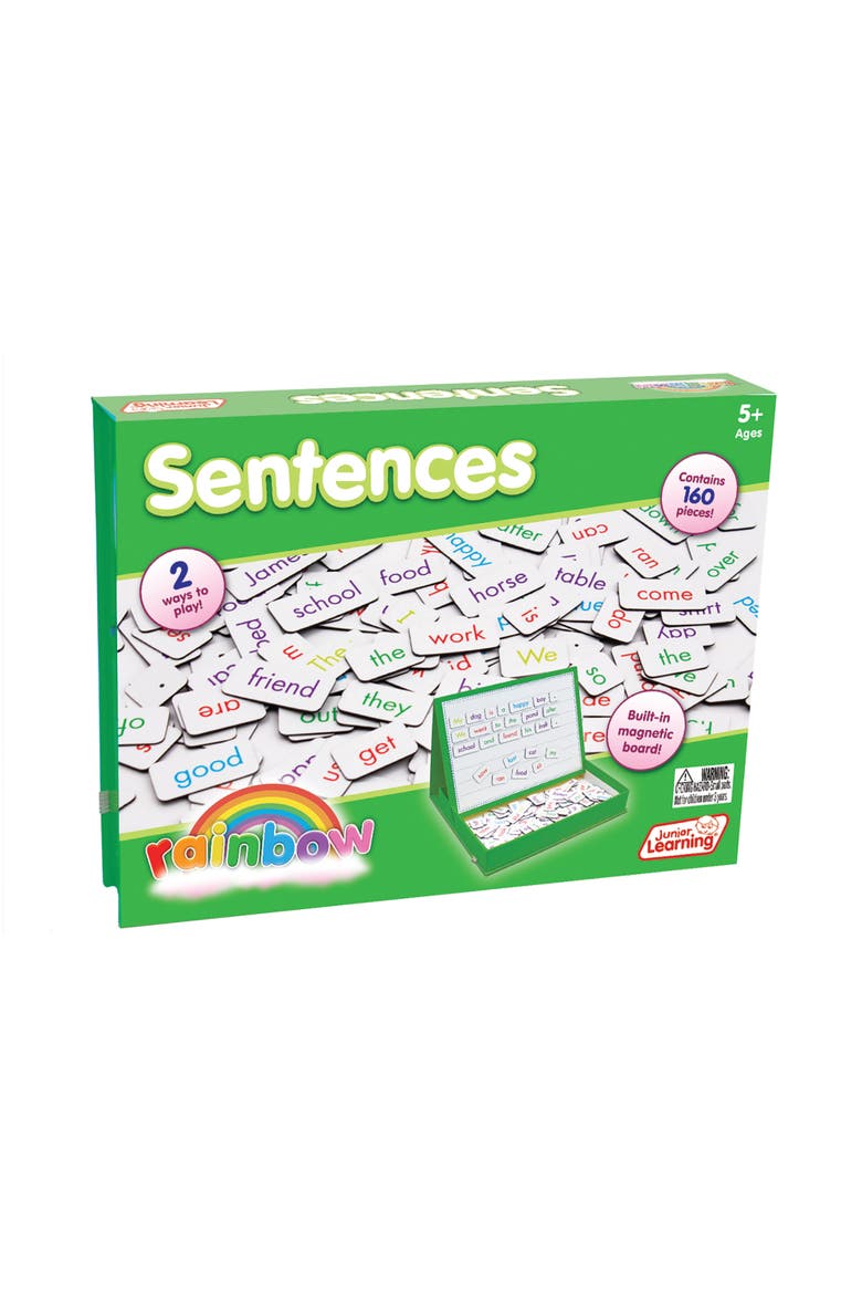 XC Junior Learning Sentences Rainbow with Whiteboard, Set of 160, Main, color, Multicolored