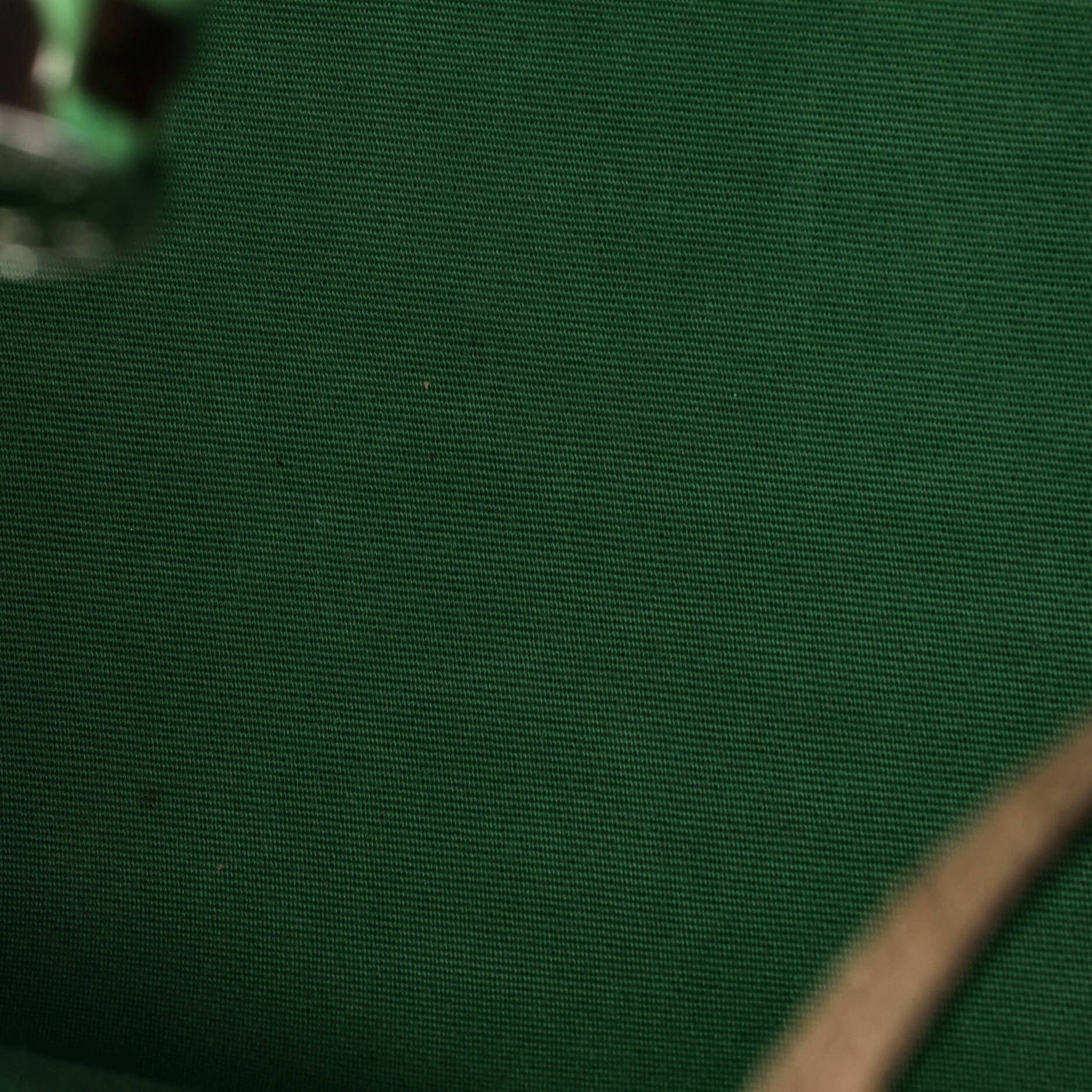 Pre-Owned Hermes Herbag Zip Leather and Toile 31, Alternate, color, Green