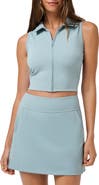 TravisMathew Moveknit Zip Crop Top
