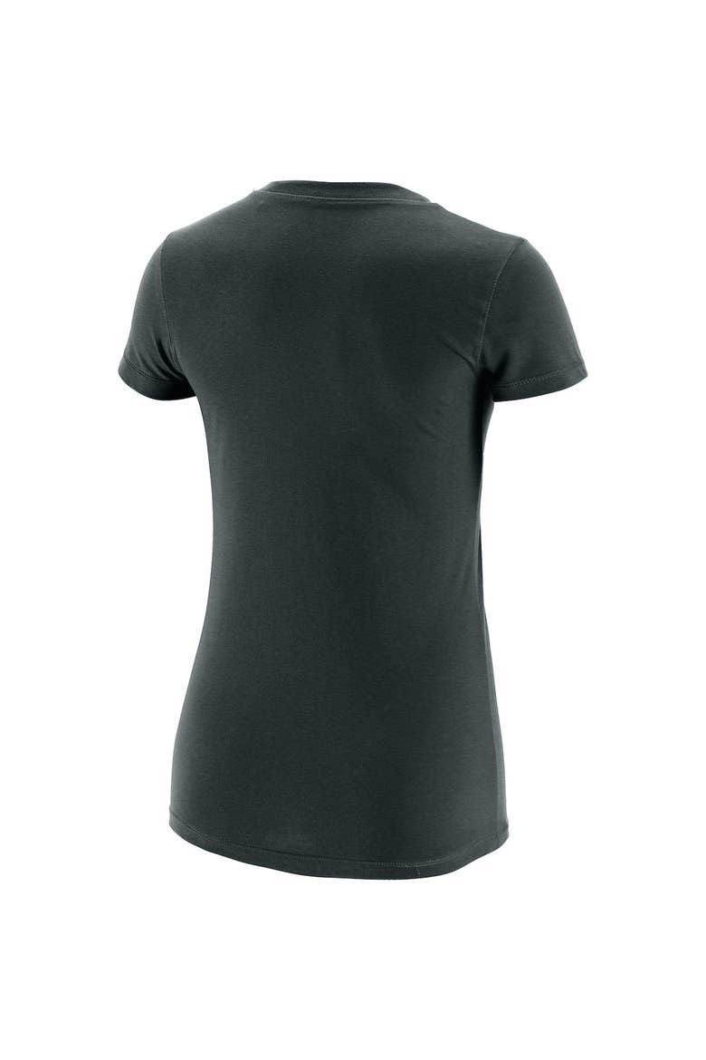 Women's Graphite Vancouver Warriors Primary Logo V-Neck T-Shirt, Alternate, color, Graphite