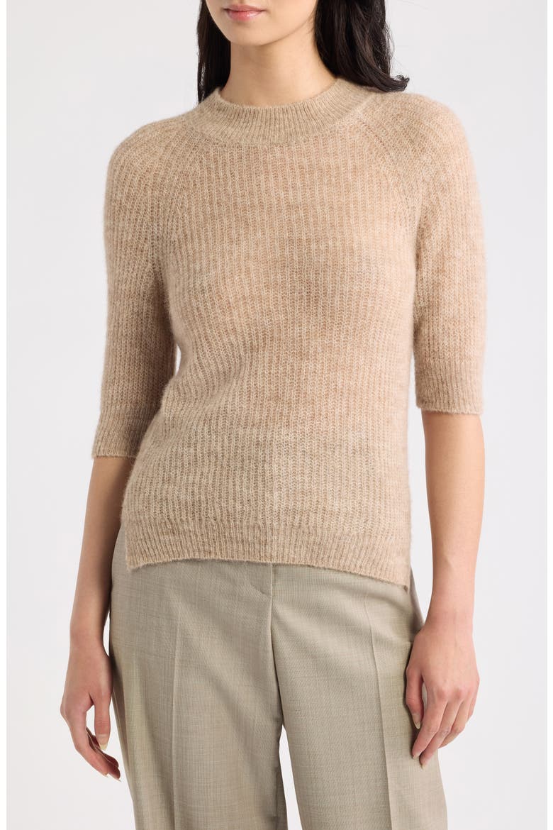 Alpaca Blend Crewneck Sweater, Main, color, NOMAD