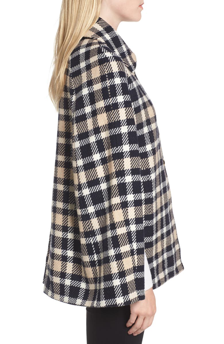 Draper James Windowpane Anderson Cape, Alternate, color, 