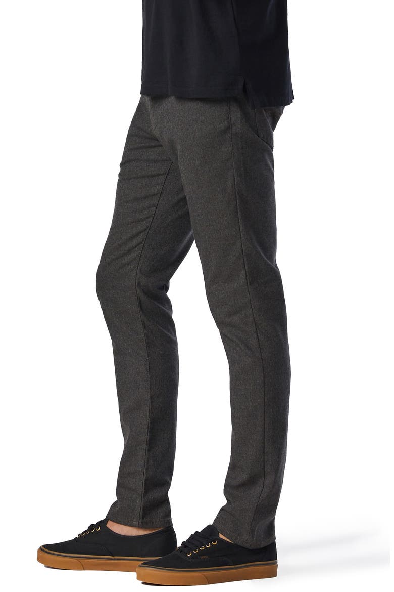 Marcus Slim Straight Leg Tweed Pants, Alternate, color, BROWN FEATHER TWEED