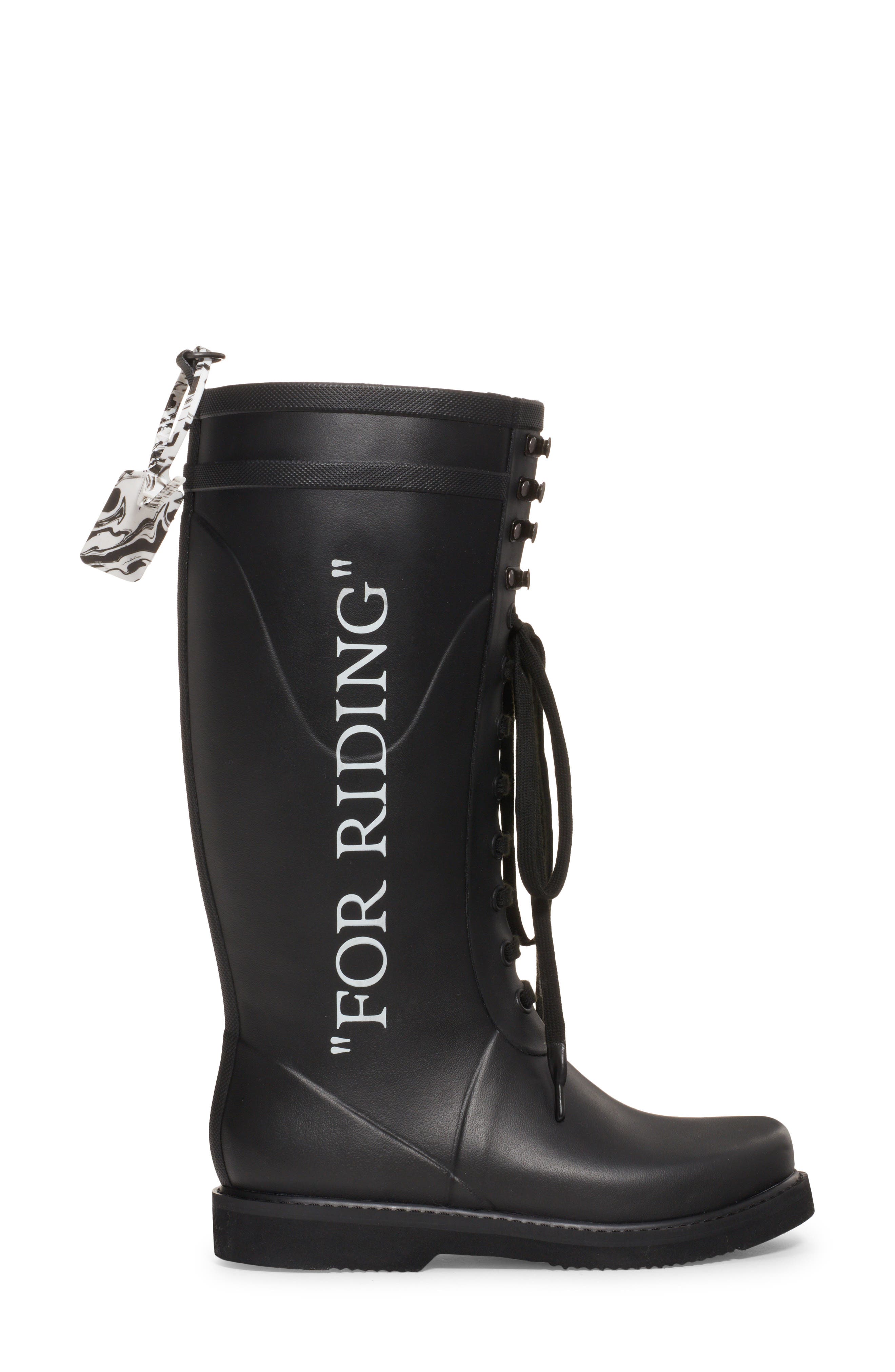 Off-White For Riding Tall Rain Boot, Alternate, color, 