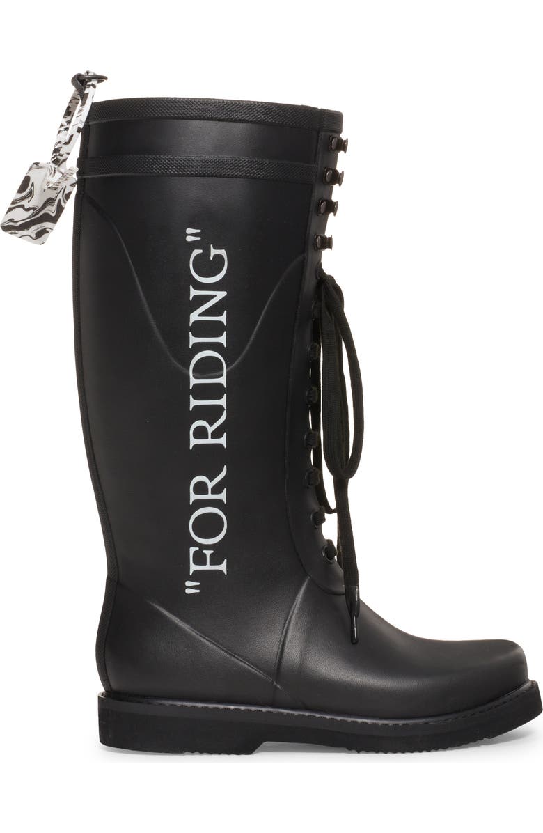 Off-White For Riding Tall Rain Boot, Alternate, color,