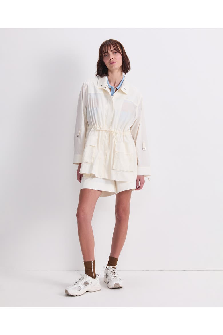 Sal Pocket Windcheater Coat, Alternate, color, Creme