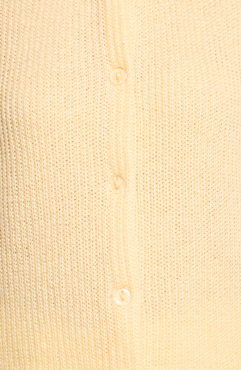 Petal & Pup Miriam Elbow Sleeve Cardigan, Alternate, color, Yellow