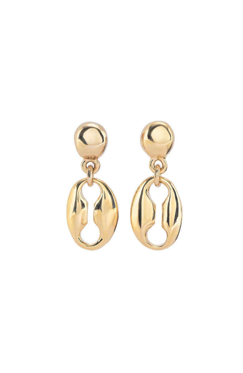 UNODE50 Drop Earrings, Main, color, Gold