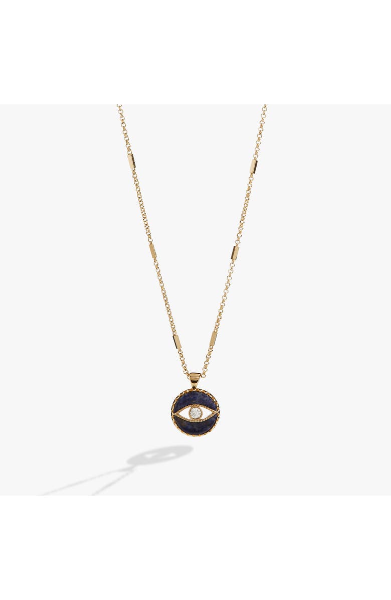 Alex and Ani Evil Eye Necklace, Main, color, 