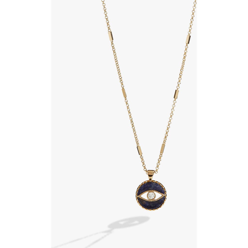 Alex And Ani Evil Eye Necklace In Gold