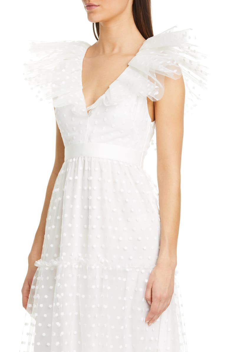 Philosophy Di Lorenzo Serafini Swiss Dot Tulle Gown, Alternate, color, 