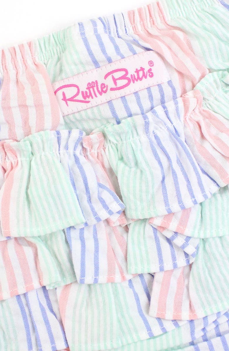 RuffleButts Kids' Stripe Swing Top & Bloomers, Alternate, color, 