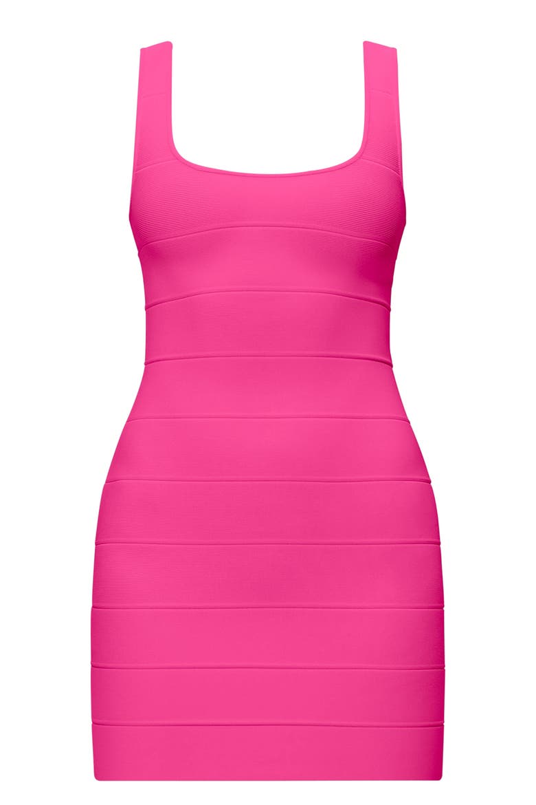 The Gabriella Bandage Minidress, Alternate, color, HOT PINK