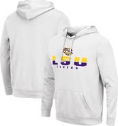 COLOSSEUM Men's Colosseum White LSU Tigers Lantern Pullover Hoodie