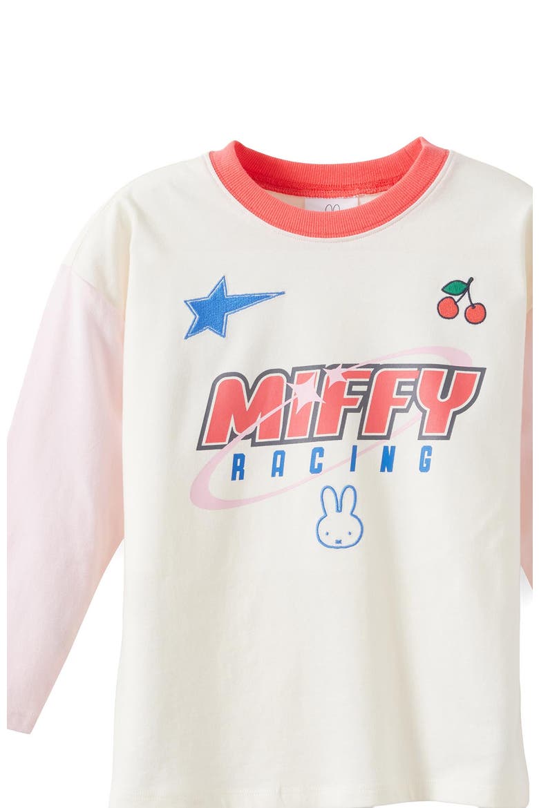 Kid's License Long Sleeve Drop Shoulder Top, Alternate, color, Lcn Mif Vanilla Tea Party