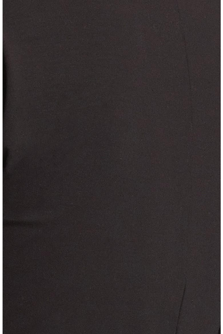 'Circe' Scoop Neck Jersey Tee, Alternate, color, BLACK