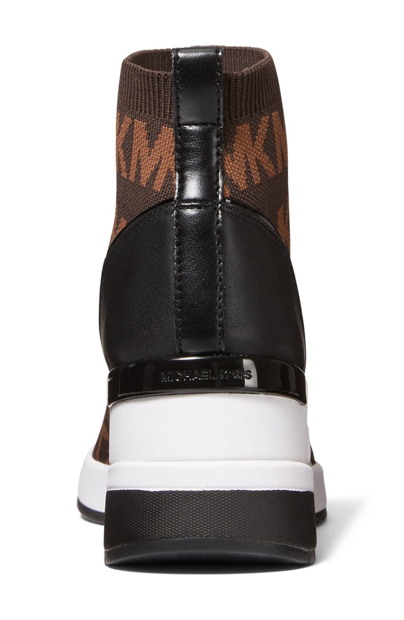 Skyler Knit Bootie, Alternate, color, CHOC MULTI