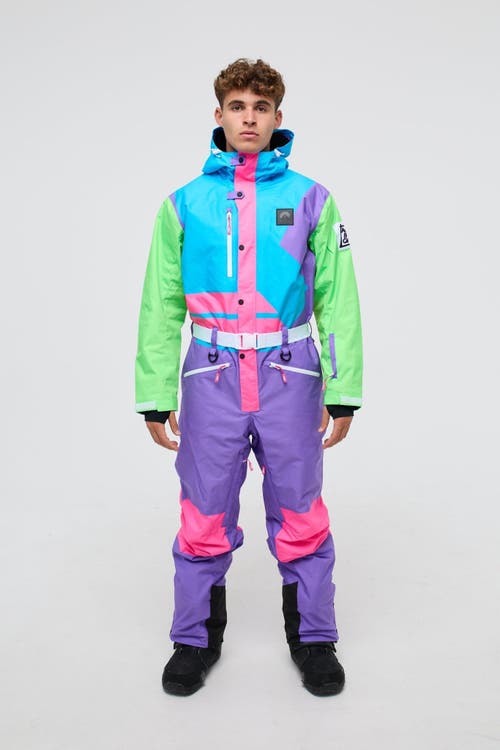 Oosc Powder Hound Ski Suit In Multi-colour