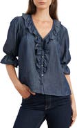 Paneros Clothing Chloe Cotton Ruffle Shirt