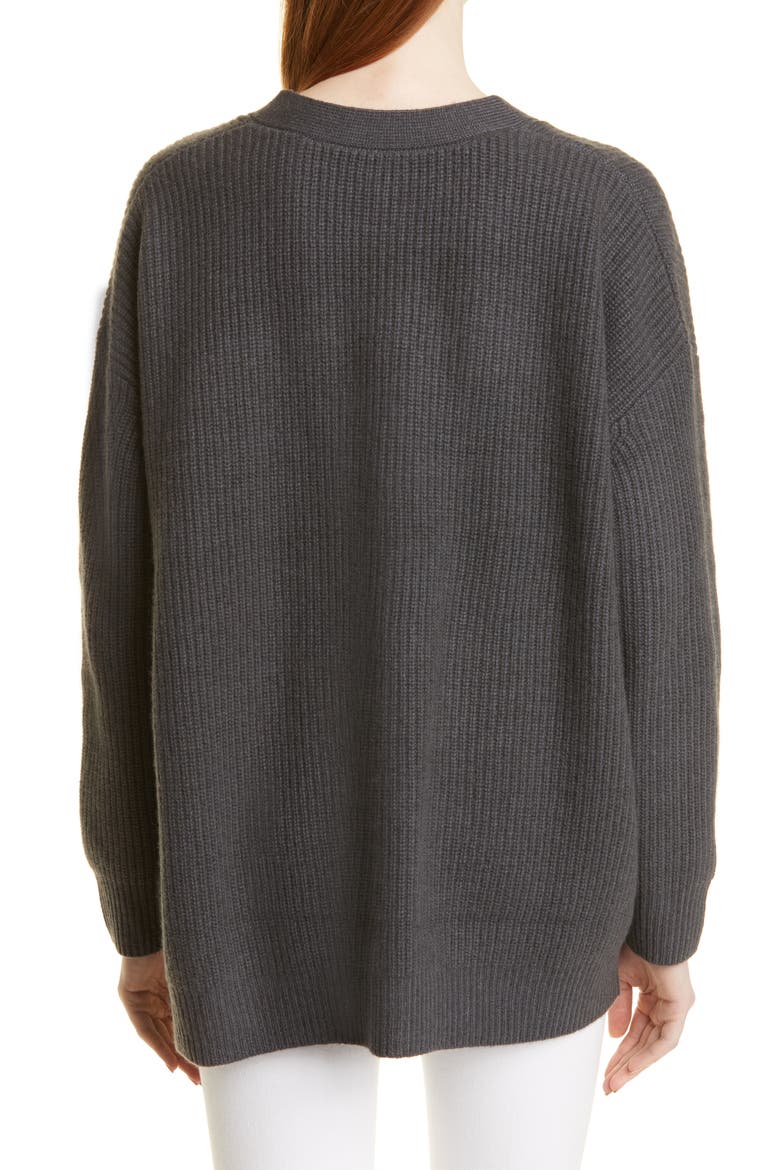 Cashmere Cocoon Cardigan, Alternate, color, MIDNIGHT BLUE