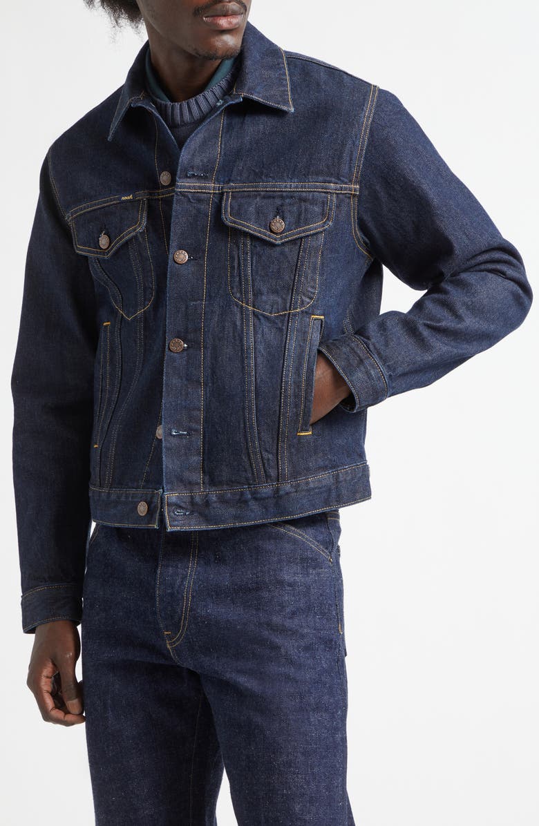 Noah Redford Selvedge Denim Jacket, Alternate, color, Indigo
